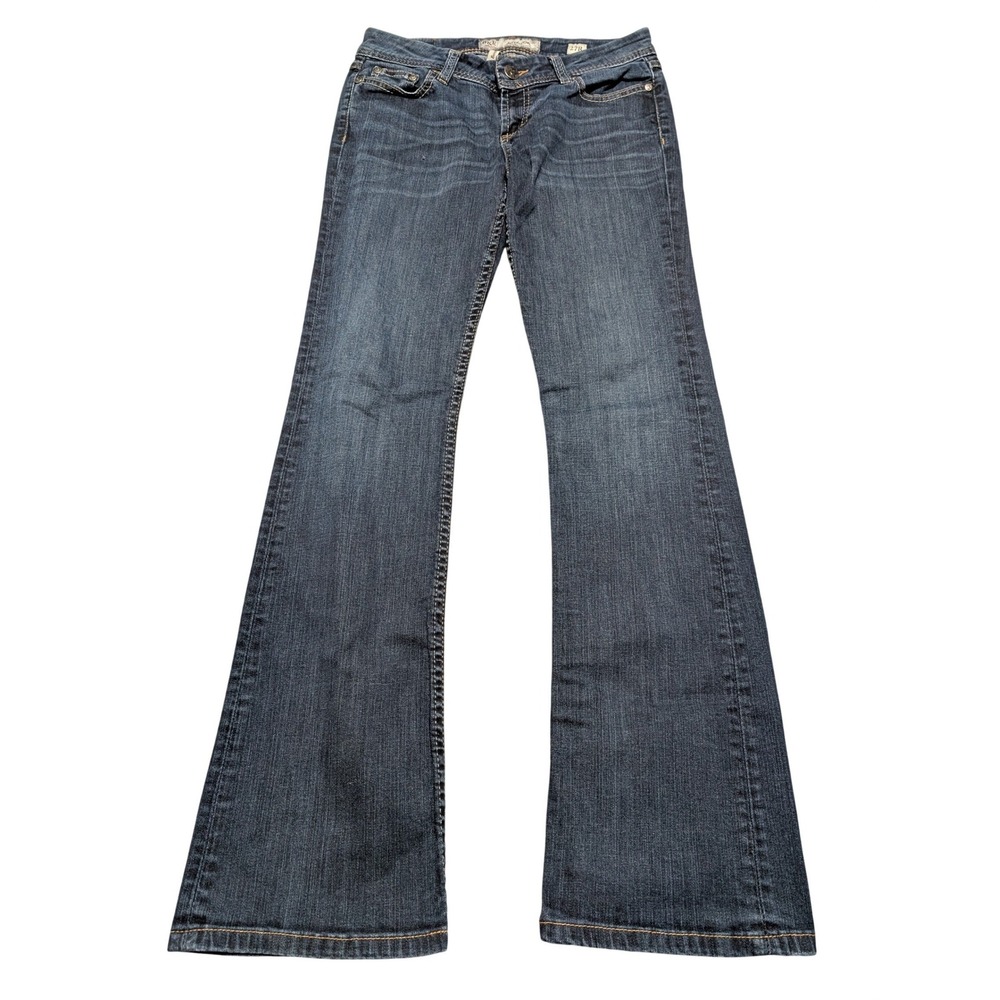 BKE Jeans Women 27R Dark Wash Addison Bootcut Mid Rise Denim‎ Casual Y2K 27x31.5